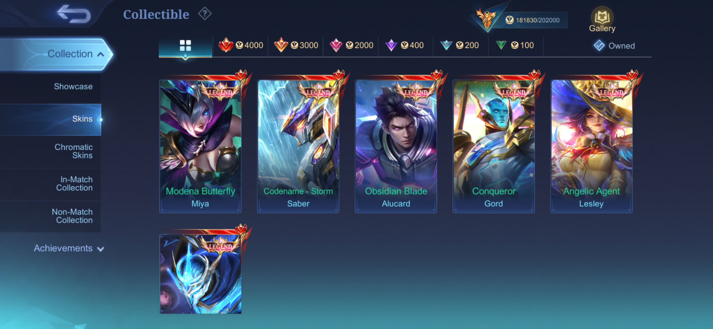 Jual akun mobile legends sultan